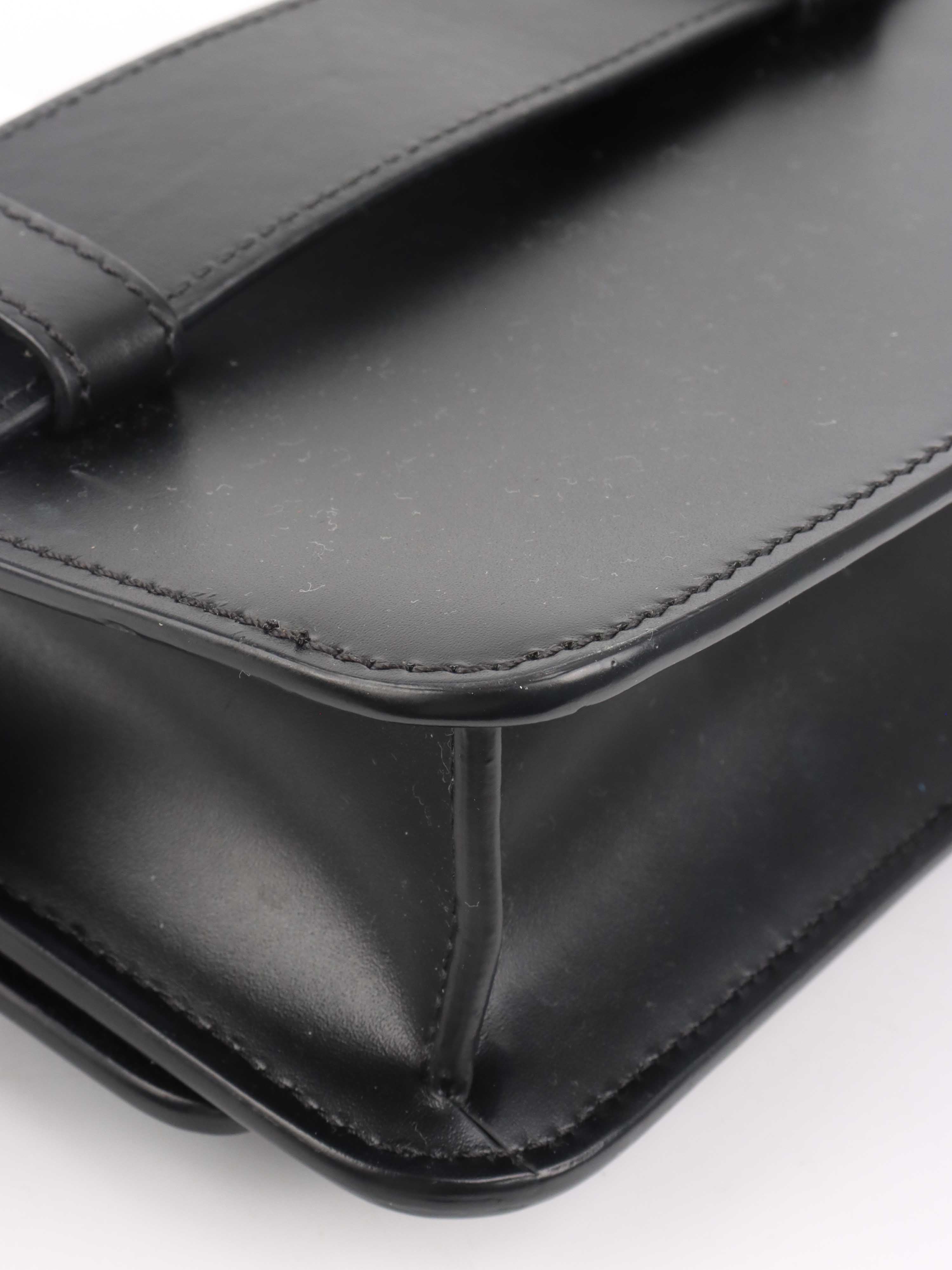Burberry Black Leather Belt Bag for Women - Stylish Crossbody Handbag for Everyday Use, Work, and Travel
