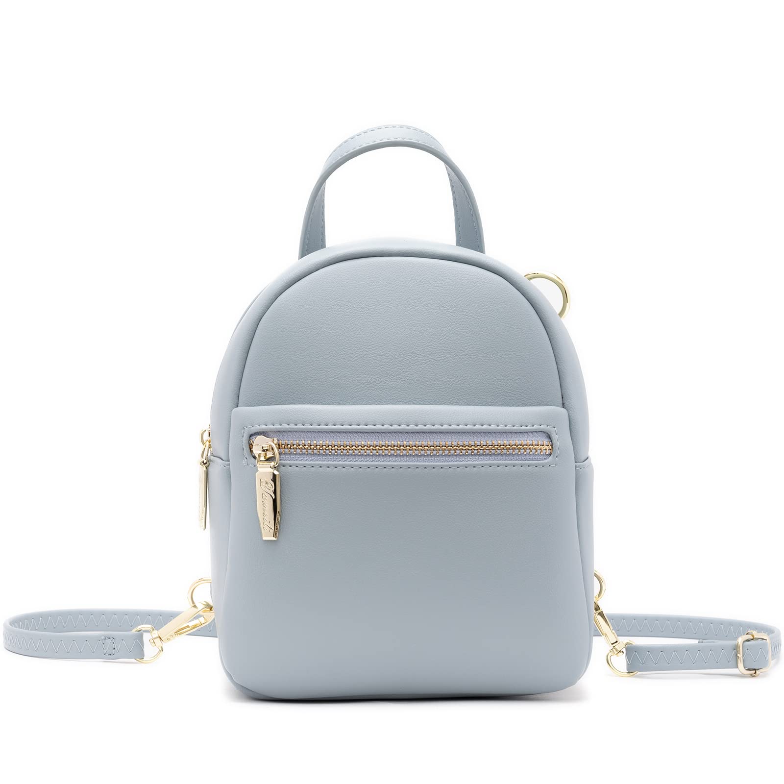 Cute Mini Leather Backpack Purse for Women & Teen Girls - Small Shoulder Bag Handbag in Blue | Perfect for School, Travel & Everyday Use