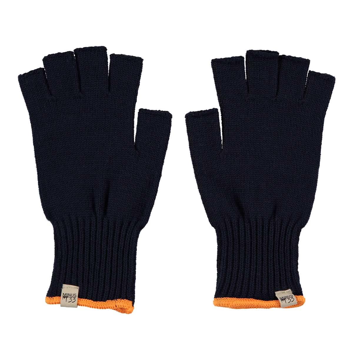 Minus33 Merino Wool Fingerless Gloves - Warm Thermal Knitted Half Finger Gloves for Hunting, Hiking & Outdoor Activities | Cold Weather Hand Protection