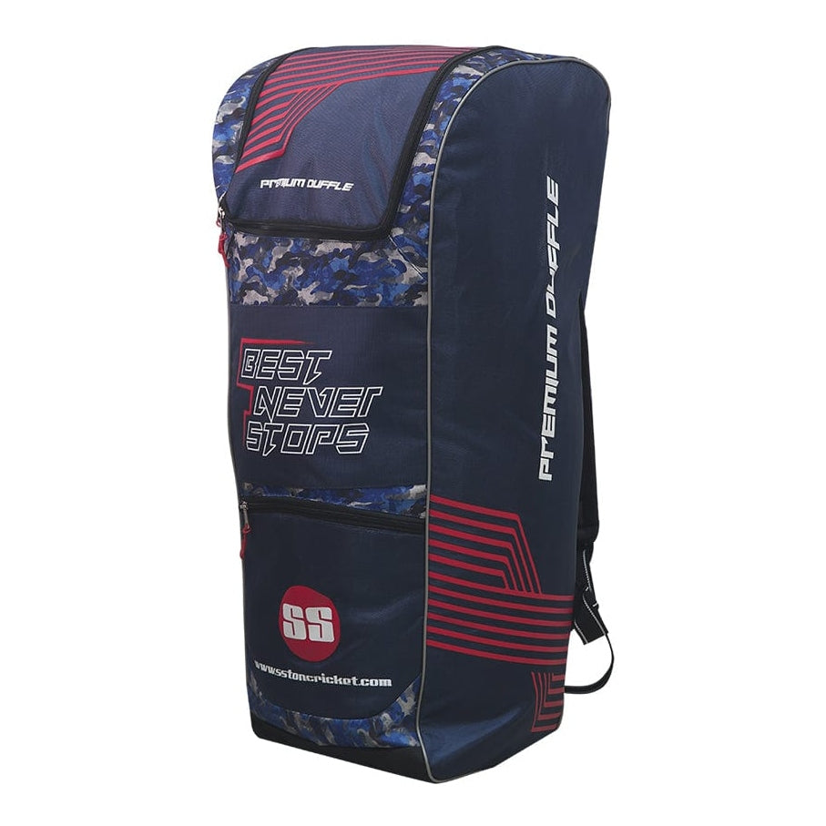 Premium SS Cricket Duffle Bag with 6 Bat Sleeves - Large Sports Equipment Storage for Cricket Players, Travel & Training Gear Organization