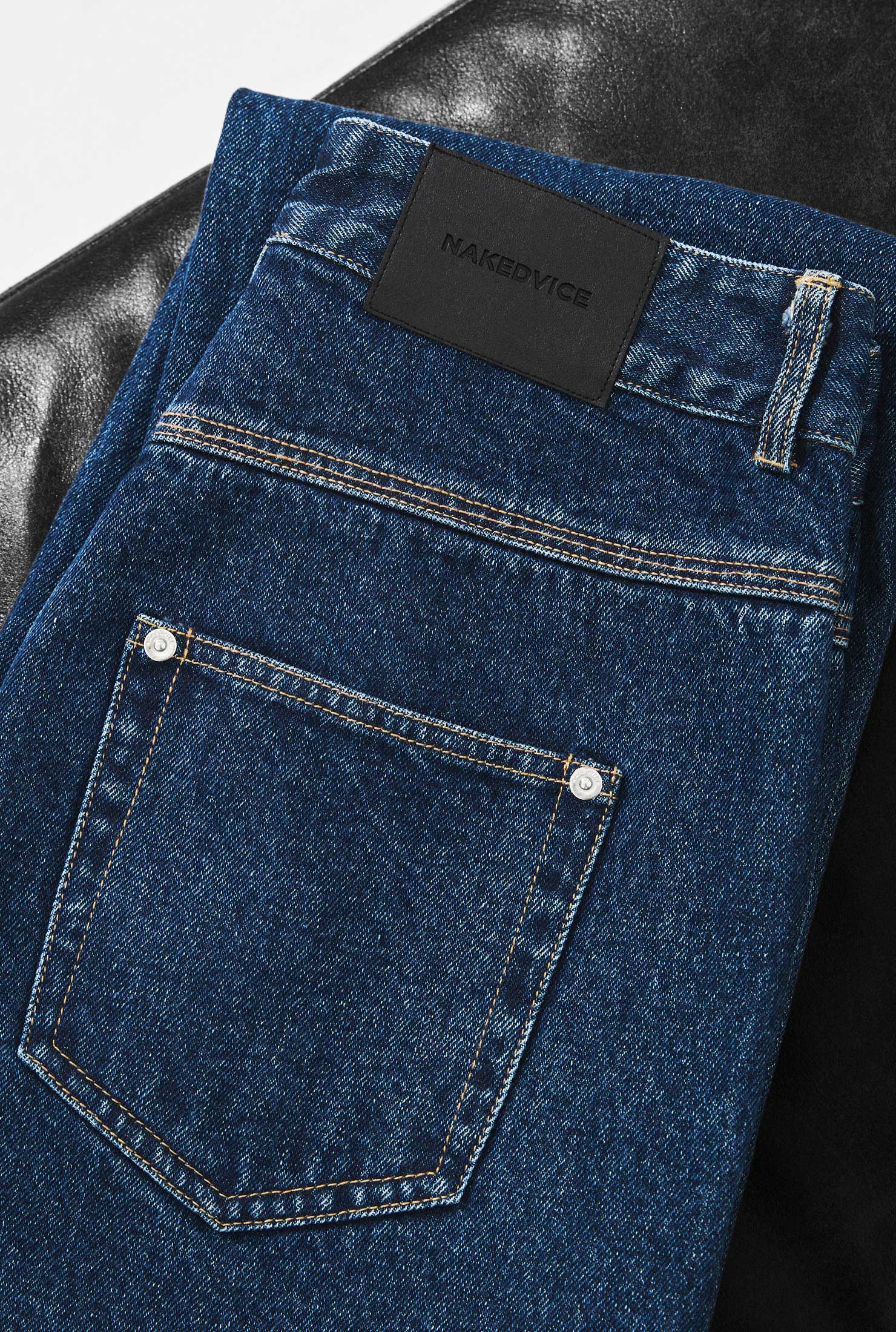Premium Xavier Indigo Stretch Denim Jeans for Men - Comfortable Slim Fit with Classic Wash | Perfect for Casual Wear, Office & Night Out