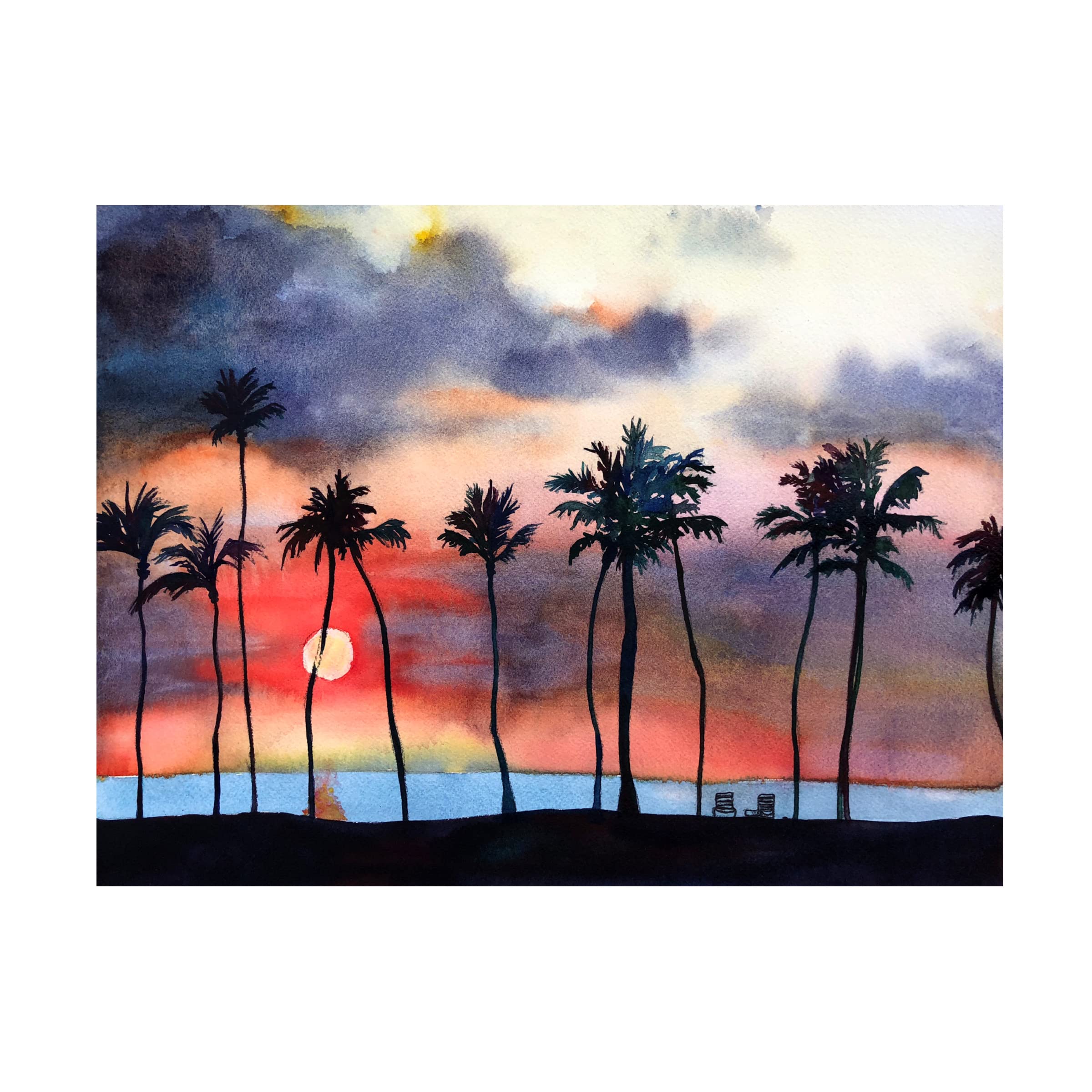 Paul McCreery 'Night Sky V' Canvas Wall Art Print - Modern Home Decor for Living Room, Bedroom & Office - Trademark Fine Art Collection