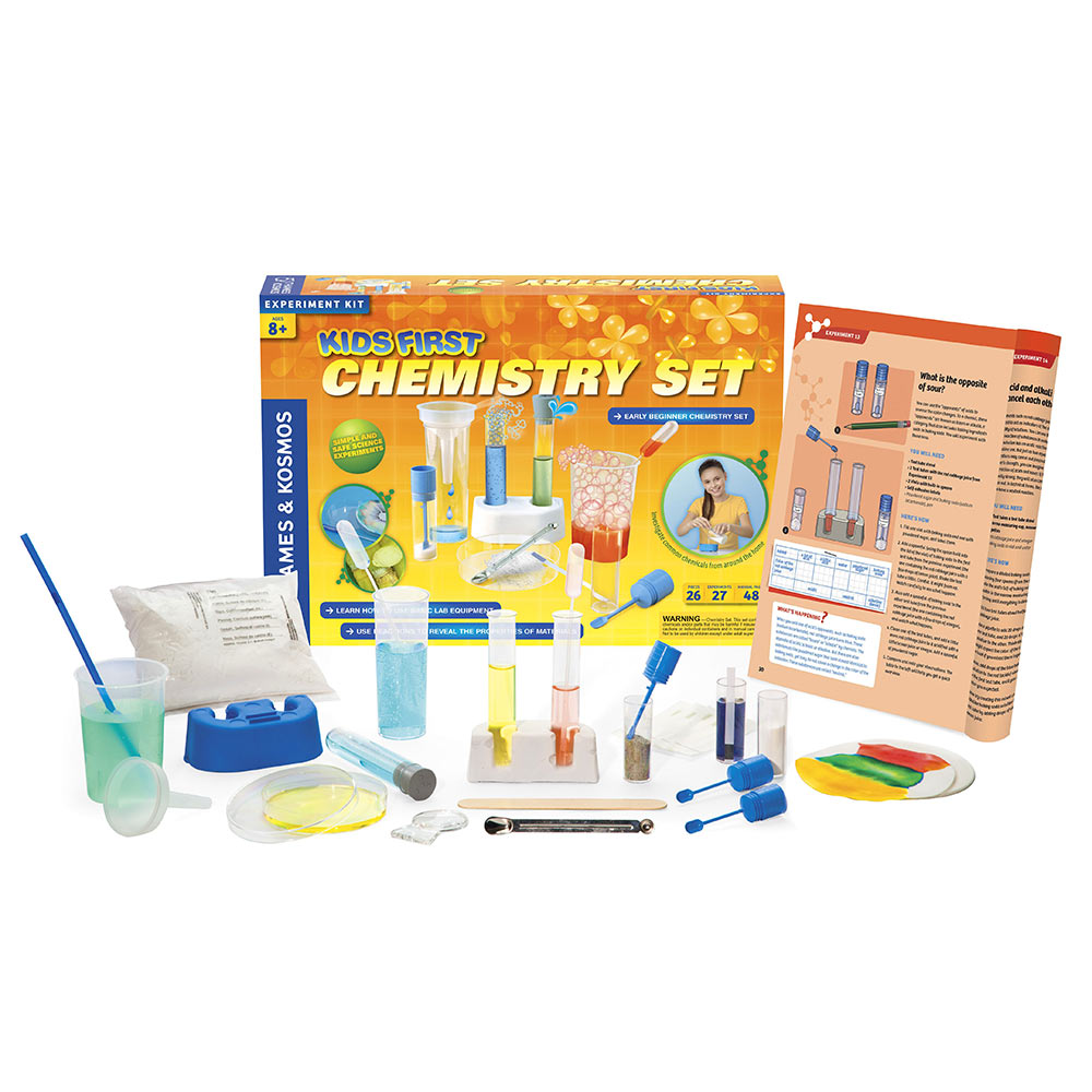 Kids First Chemistry Set - Fun & Safe Science Experiments for Children | STEM Learning Toy for Home & Classroom