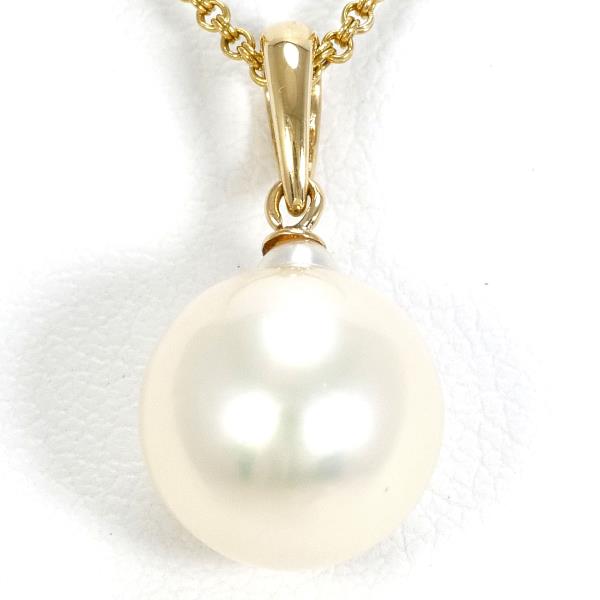 18K Yellow Gold Pearl Necklace for Women - Elegant Luxury Jewelry Gift for Wedding, Anniversary & Special Occasions