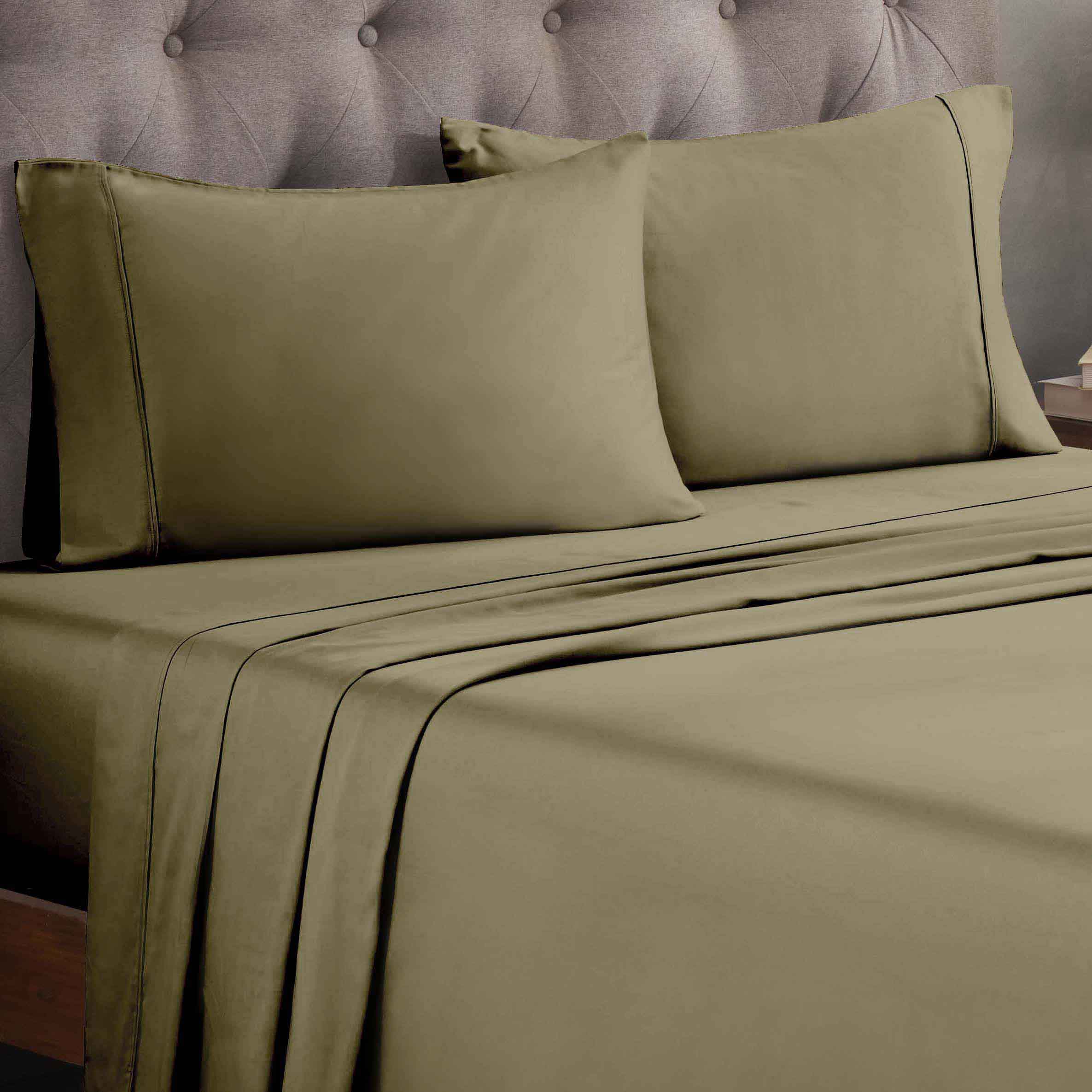 Premium 300 Thread Count Egyptian Cotton Bed Sheet Set - Soft, Breathable & Durable for Ultimate Comfort - Perfect for Luxury Bedrooms & Hotels