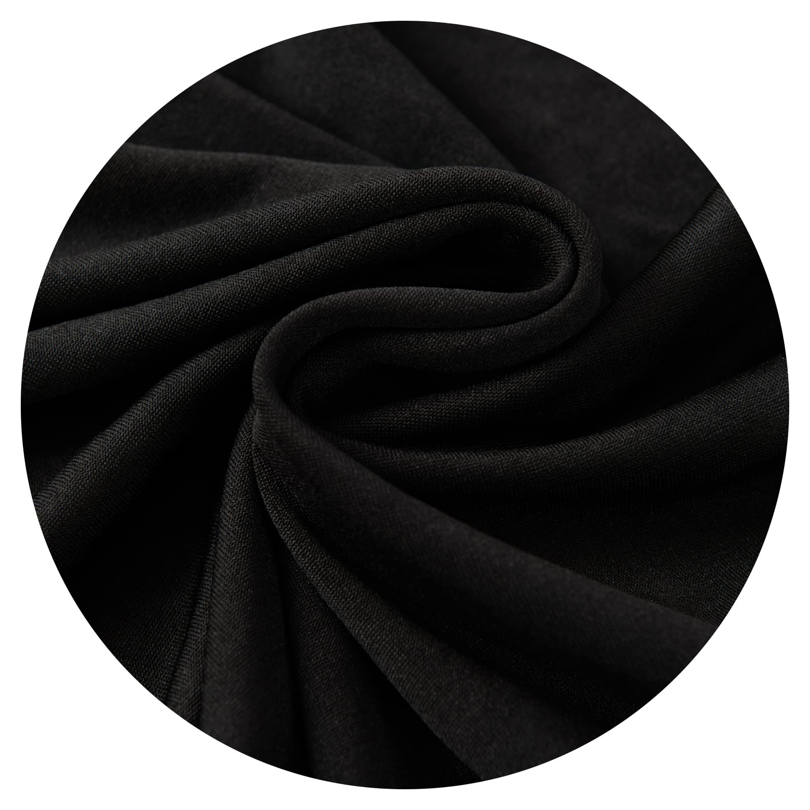 Waterproof Office Chair Cover with Heavy Duty Zipper - Stretchable Universal Computer Chair Protector - Soft Polyester Slipcover for Swivel Chair, Desk Chair (Black) - Perfect for Home Office, Gaming Setup & Conference Rooms