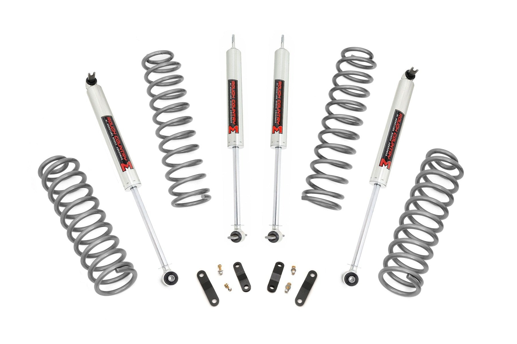 2.5 Inch Lift Kit for Jeep Wrangler Unlimited 2WD/4WD (2007-2018) - Heavy Duty Coil Springs | M1 Series | Part #67940 | Off-Road Suspension Upgrade for Better Ground Clearance & Performance