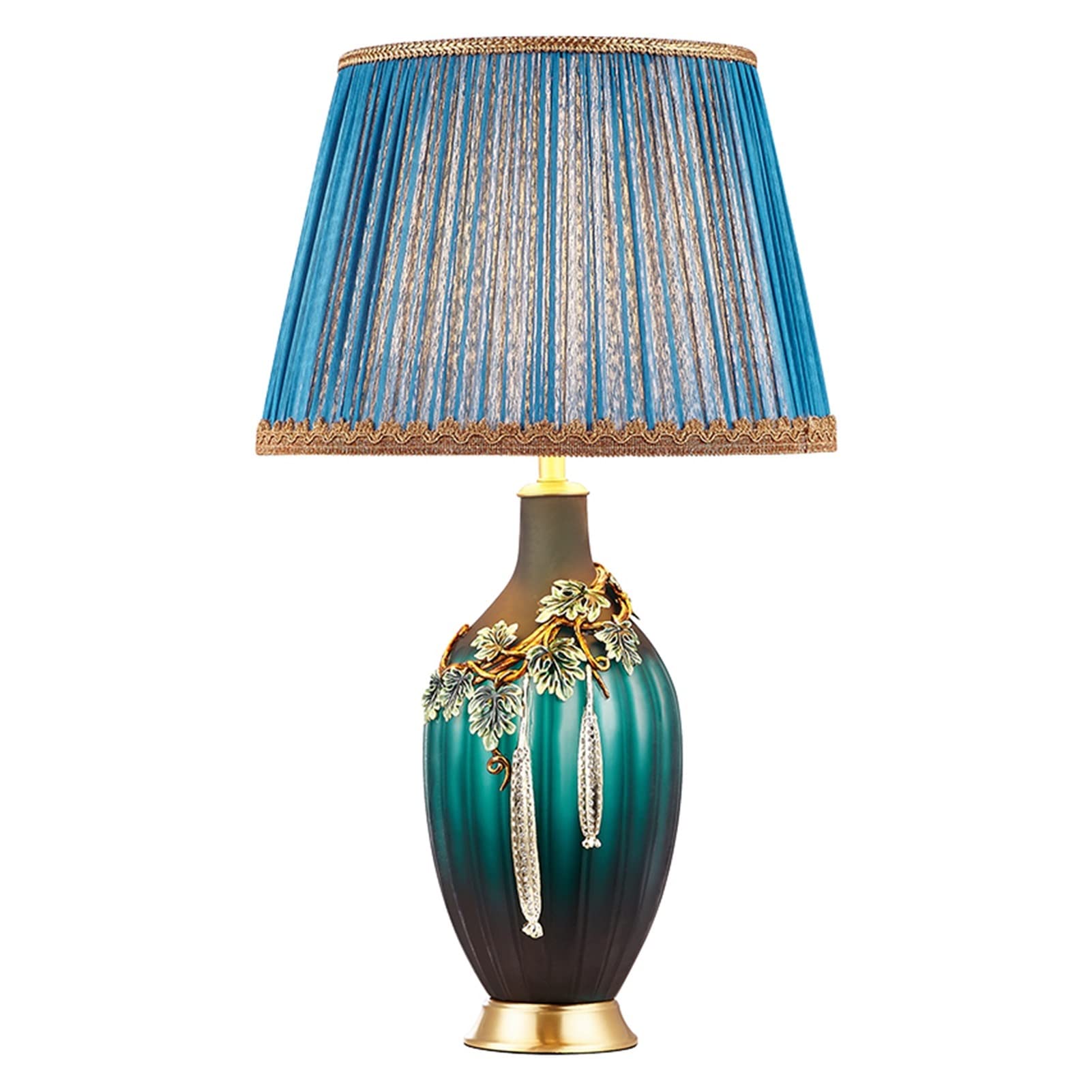 YWEEL Lumipet Night Light - Hand-Painted Jade Enamel Table Lamp for Bedroom & Living Room Decor | Classic Home Lighting Gift (Large Size) | Perfect for Nursery, Dorm, Romantic Ambiance & Holiday Gifts