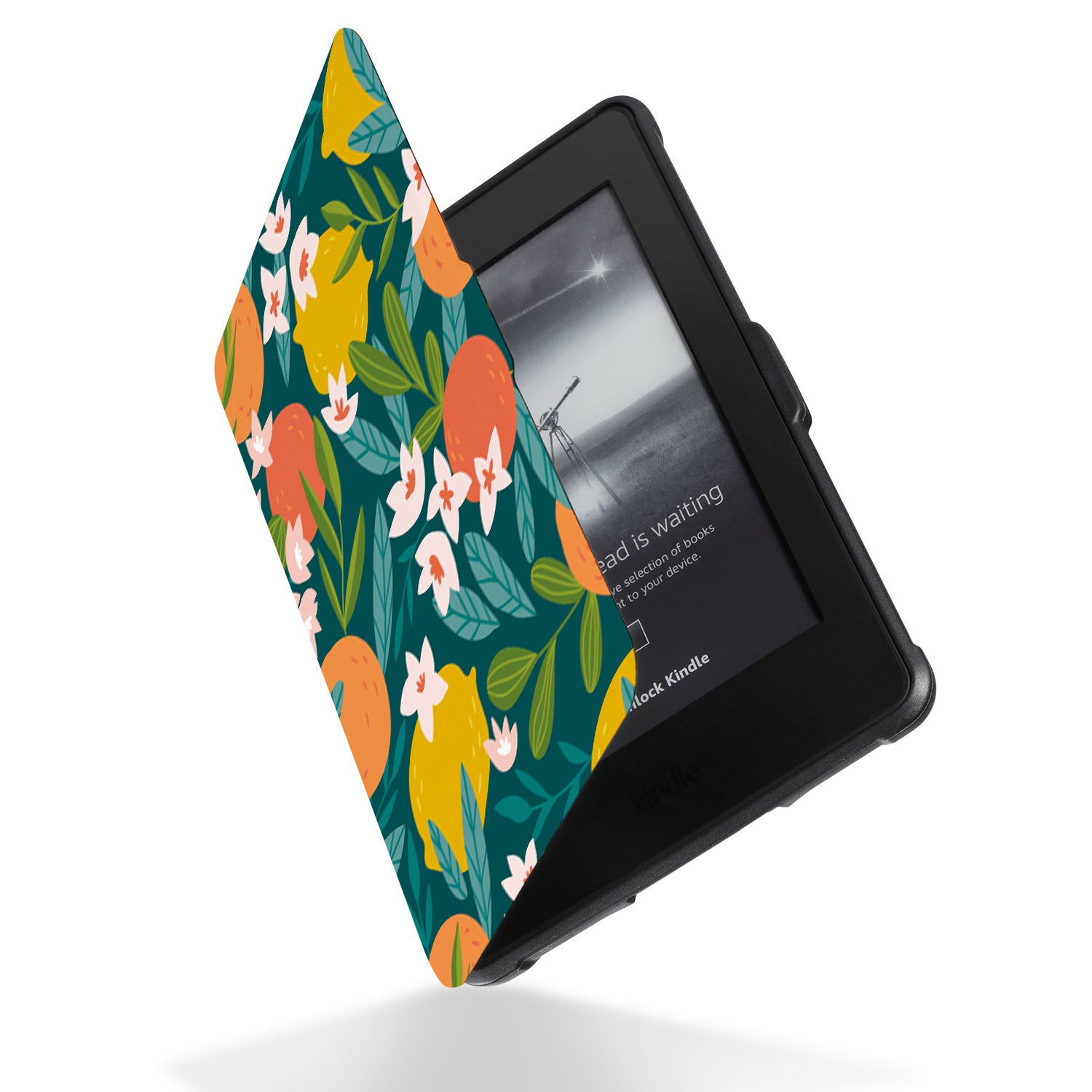Premium Kindle Case with Fruits Design - Waterproof & Shockproof Cover for Kindle (6/7/8/10 Gen) - Perfect for Reading, Traveling & Daily Commute