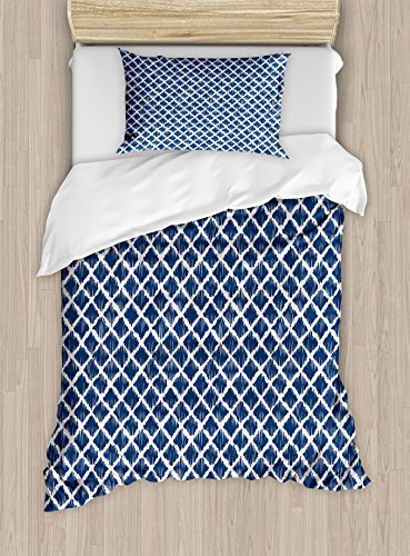 Petrol Blue and White