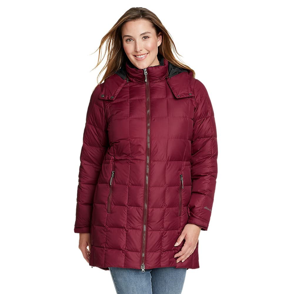 Eddie Bauer Women's Altamira Down Parka - Waterproof Winter Coat with 650-Fill Power Down - Warm Hooded Jacket for Cold Weather, Hiking & Outdoor Activities