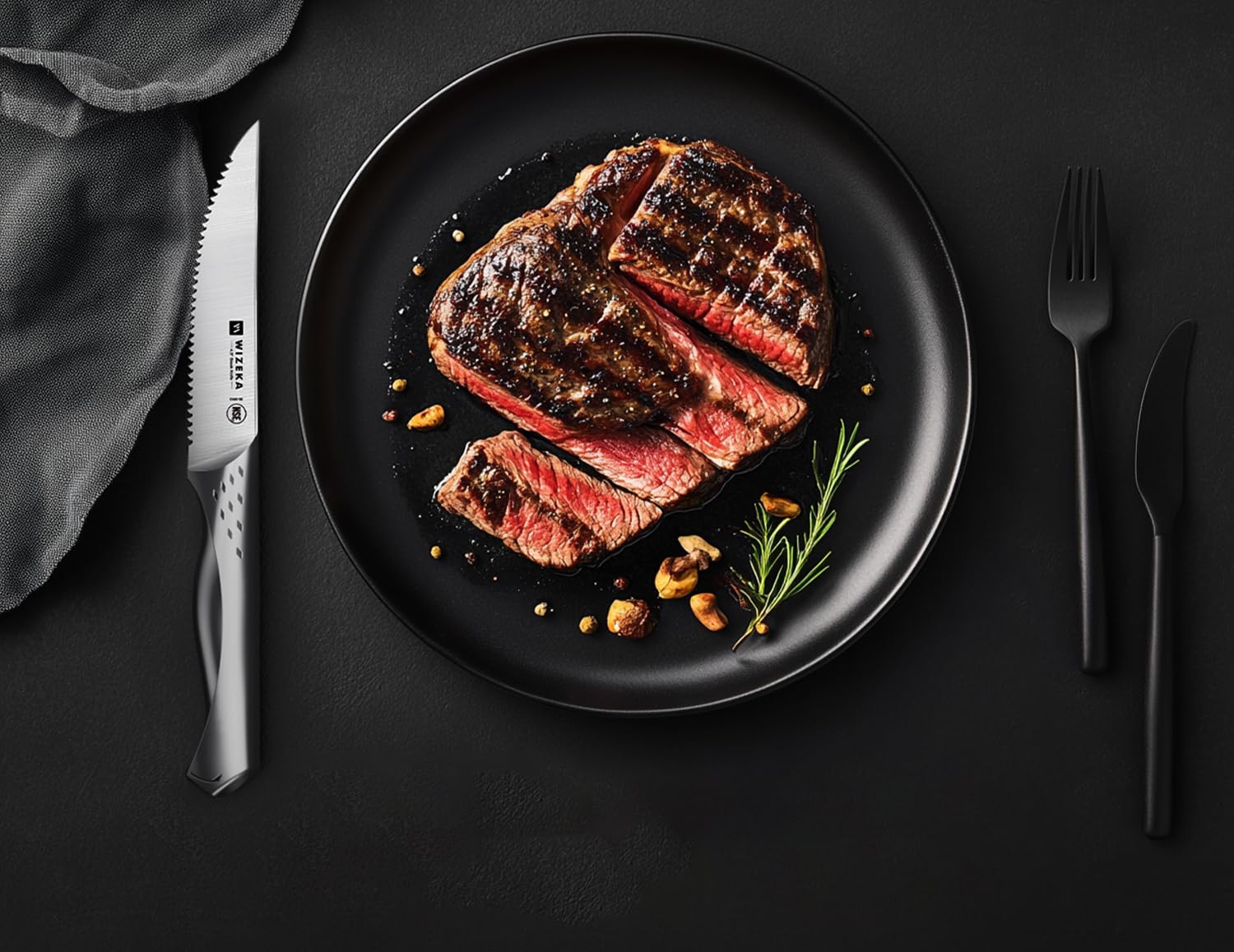 Premium 8-Piece Steak Knives Set - 4.5