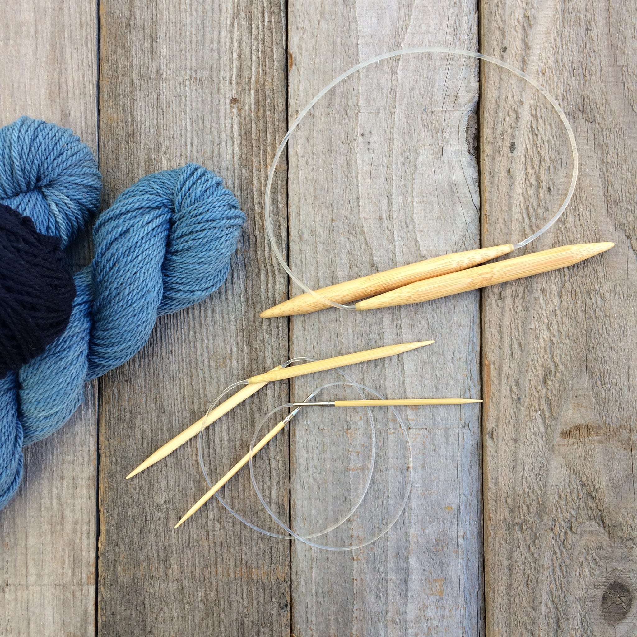 Clover Circular Bamboo Knitting Needles - Smooth & Durable for Knitting, Crocheting & Crafting - Perfect for Scarves, Hats & Sweaters