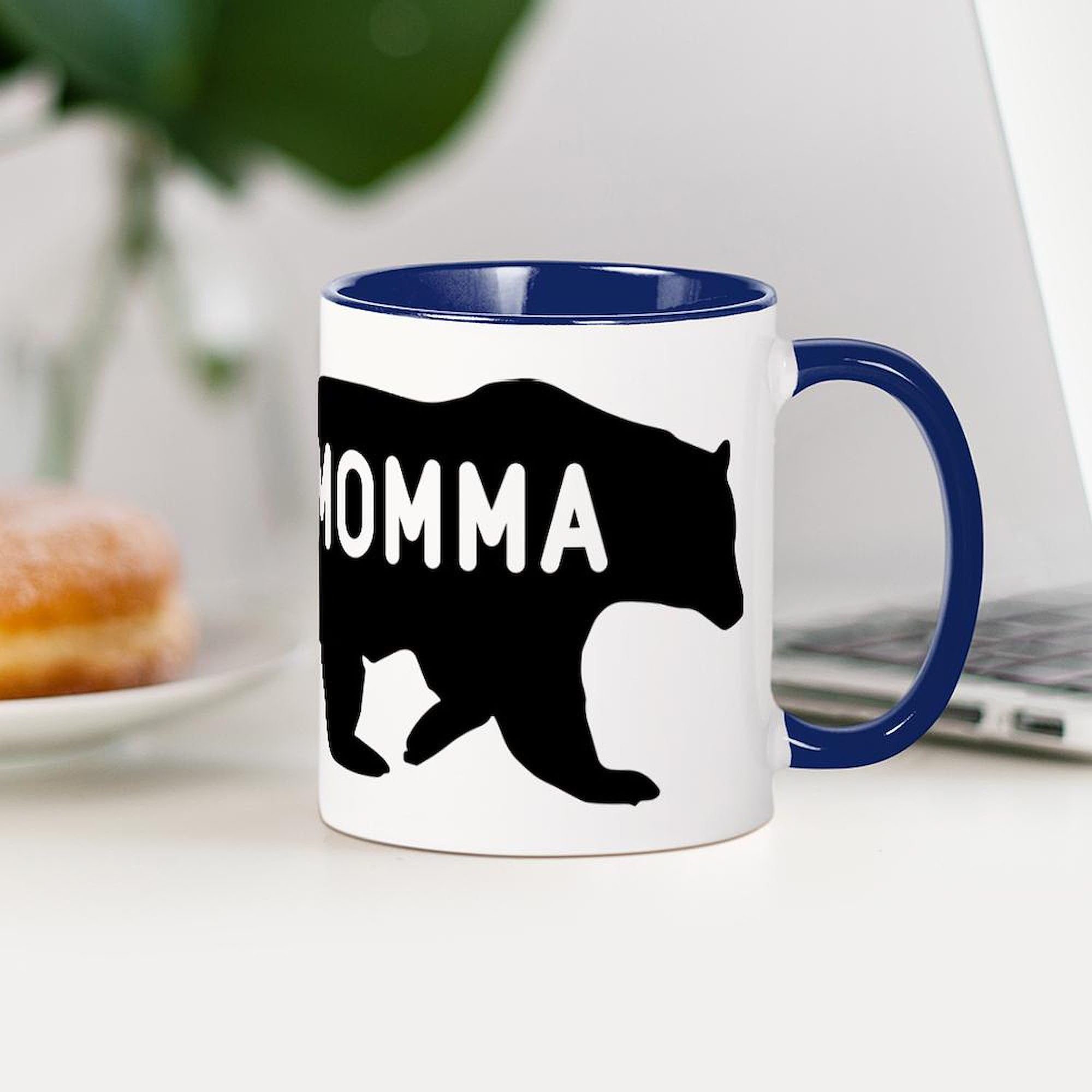 Momma Bear Ceramic Coffee Mug 11 oz (325 ml) - Perfect for Tea, Hot Chocolate & Coffee Lovers - Ideal Gift for Mothers Day, Birthday & Holidays