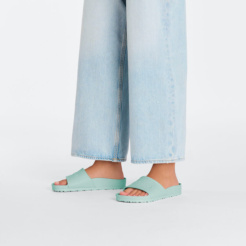 Birkenstock Barbados Eva Sandal in Surf Green - Comfortable Waterproof Beach Sandals for Women & Men | Perfect for Pool, Vacation & Summer Outdoor Activities