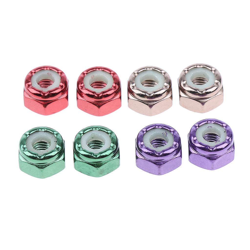 8pcs Replacement Skateboard Truck Hardware Set - 32mm Screws, Bolts & Nuts for Skateboard Maintenance | Perfect for DIY Repairs & Skate Park Upgrades
