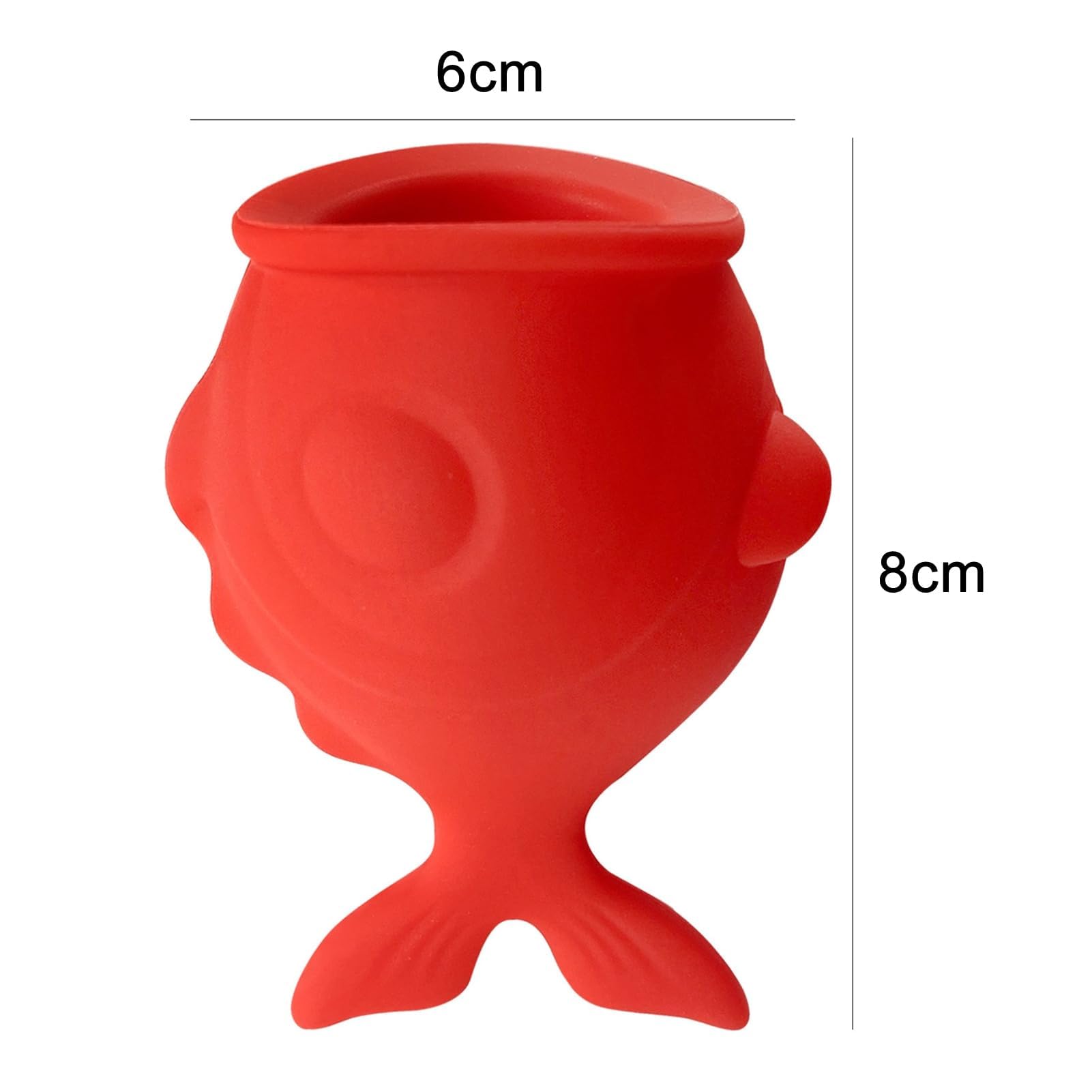 Fish Shape Lip Plumper Tool - Silicone Lip Enhancer for Fuller, Sexy Lips - Natural Pout & Moisturizing Care - Self-Suction Plumping Device for Kissable Lips (Perfect for Date Night & Self-Care Routine)