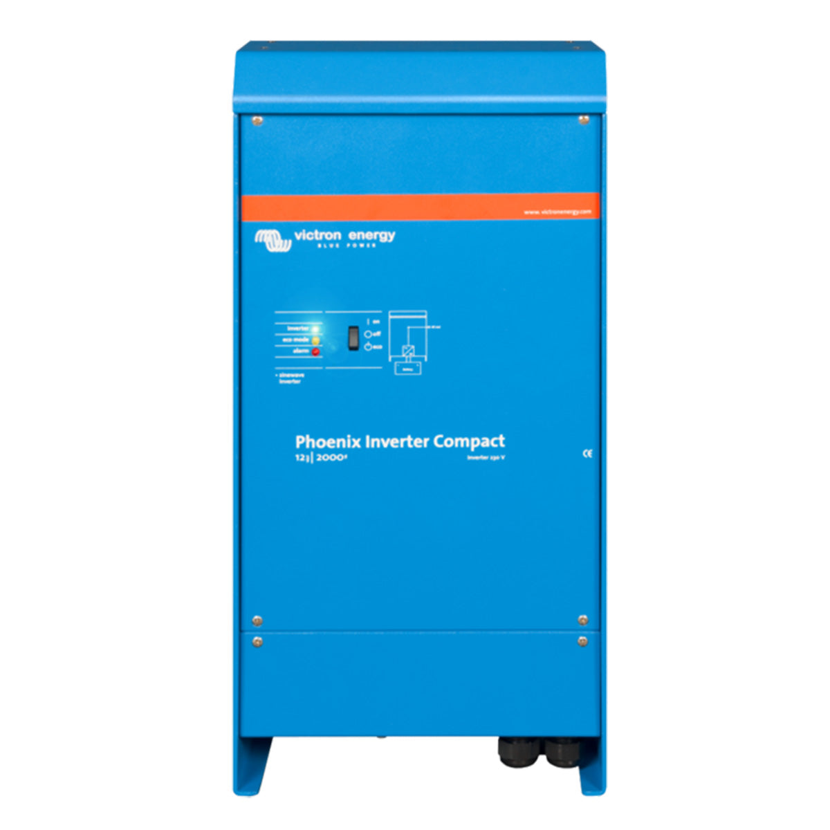 Victron Energy Phoenix Inverter Compact 12V 2000W 230V VE.Bus Pure Sine Wave Power Inverter - Perfect for RVs, Boats, and Off-Grid Solar Systems