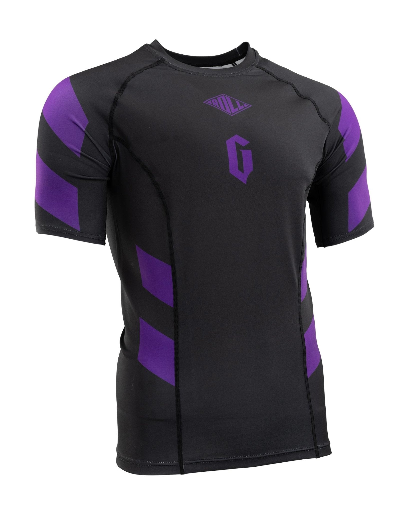 Men's Short Sleeve Pro Ranked Rash Guard - UPF 50+ Sun Protection for Surfing, MMA & Water Sports | Quick-Dry Compression Shirt for Swimming & Beach Activities