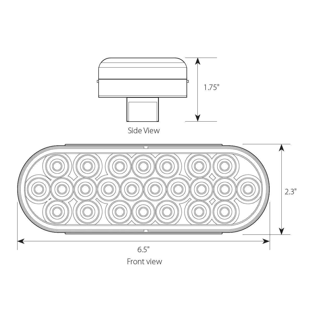 Pearl Clear Red Oval LED Light - High Brightness Decorative LED Bulb for Home, Party, Christmas, Halloween, and Outdoor Lighting Decorations