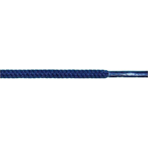 Wholesale Round 3/16 Navy Shoelaces - 12 Pair Pack - Durable Flat Cotton Laces for Sneakers, Boots & Casual Shoes - Perfect Replacement Laces for Men, Women & Kids