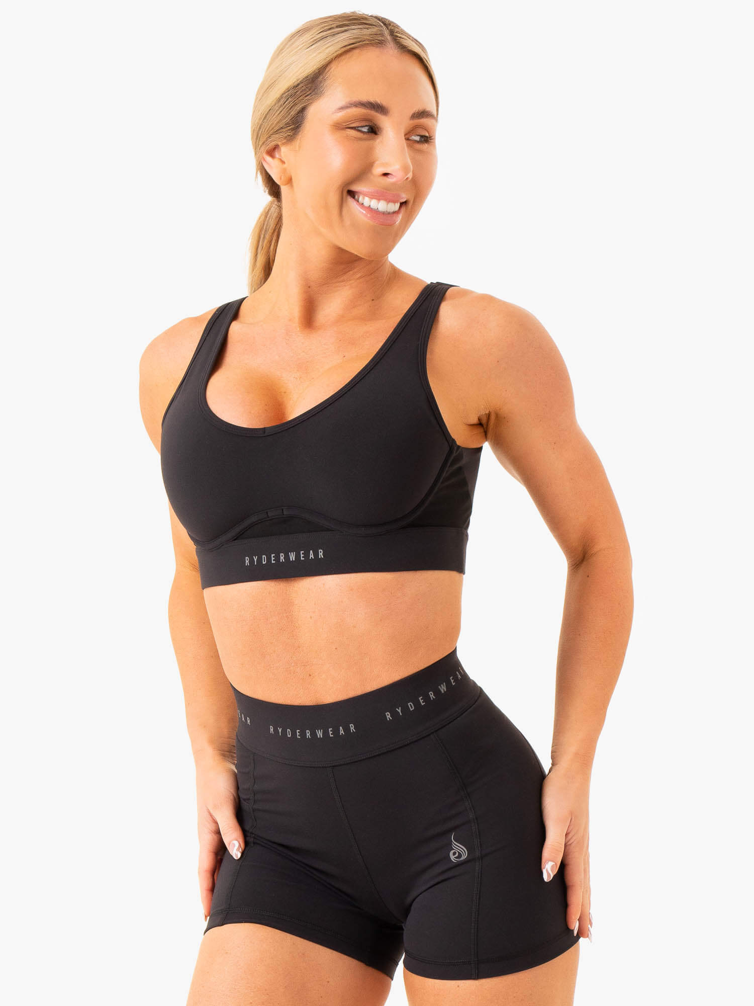 High Impact Sports Bra for Women - Supportive & Comfortable Workout Bra in Black - Perfect for Running, Gym & High-Intensity Training