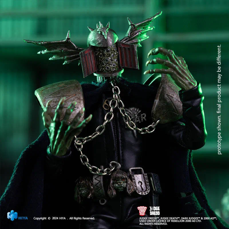 HIYA 6-Inch 1/12 Scale Judge Fear Action Figure - Premium Collectible Super Series - Perfect for Display & Dredd Universe Fans