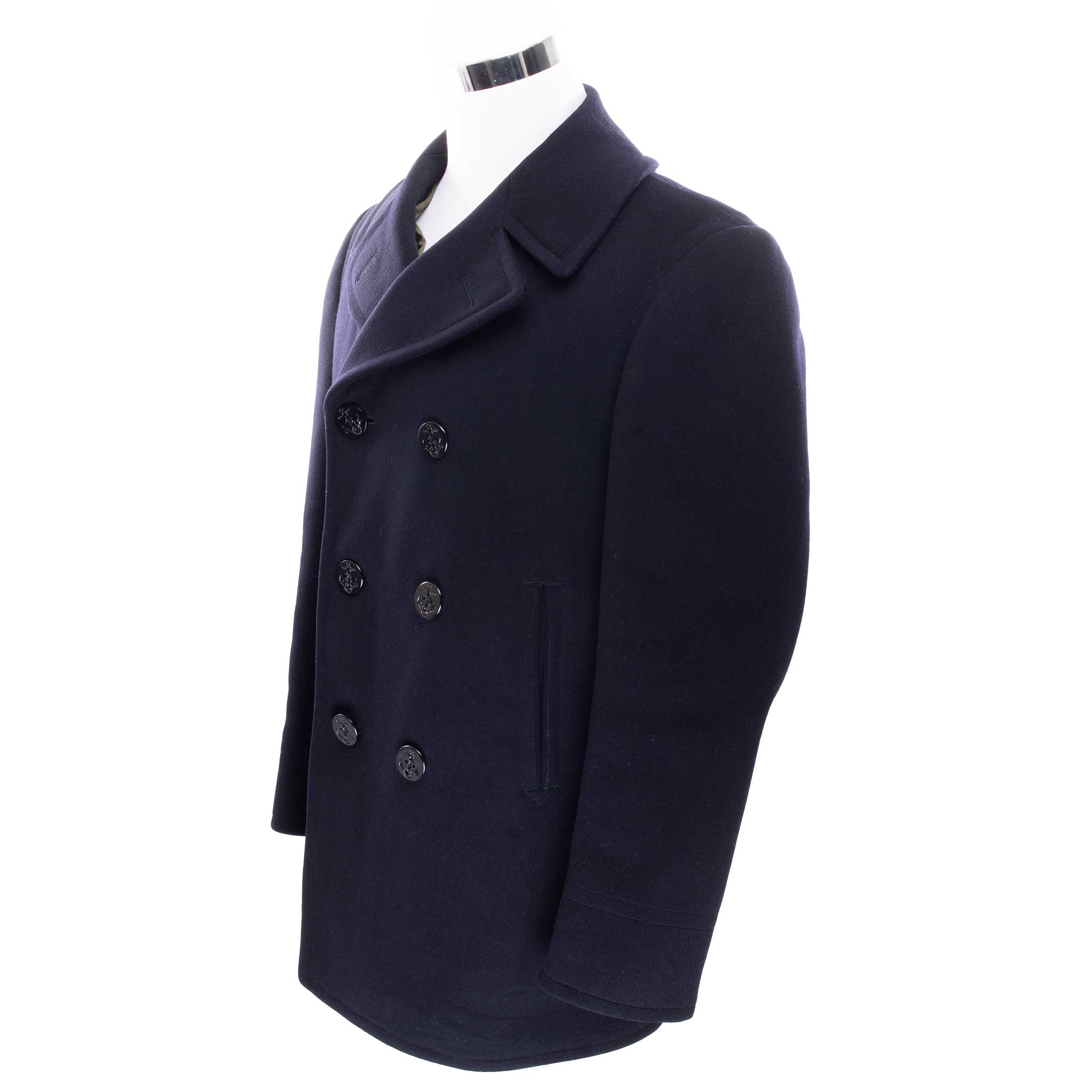 Vintage 1958 US Navy Peacoat Size 40 - Authentic USN Wool Coat for Men - Perfect for Winter Fashion, Military Collectors & Historical Reenactments