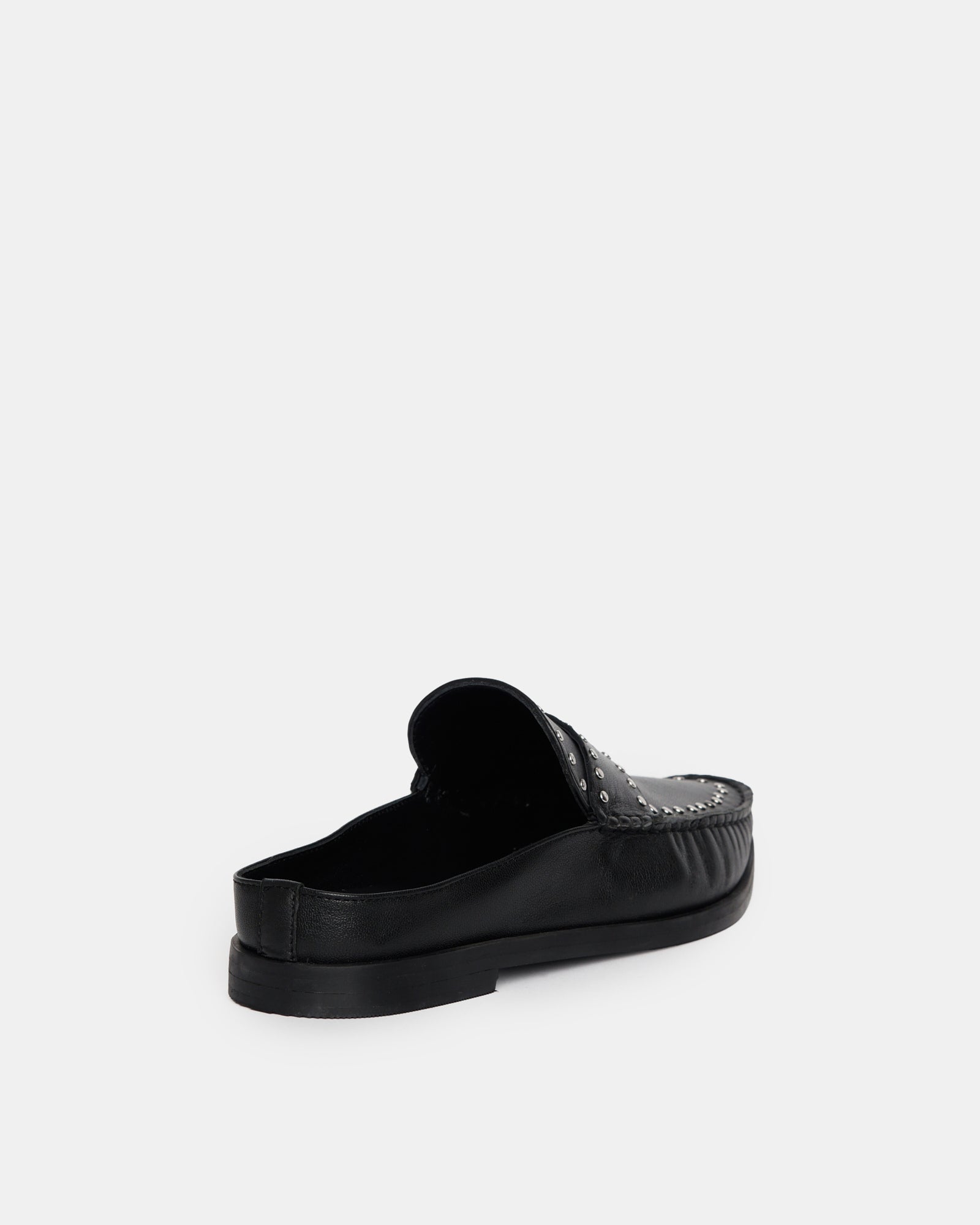 Black and Silver Rosiers Loafers for Men - Comfortable Slip-On Dress Shoes for Business, Office & Casual Wear