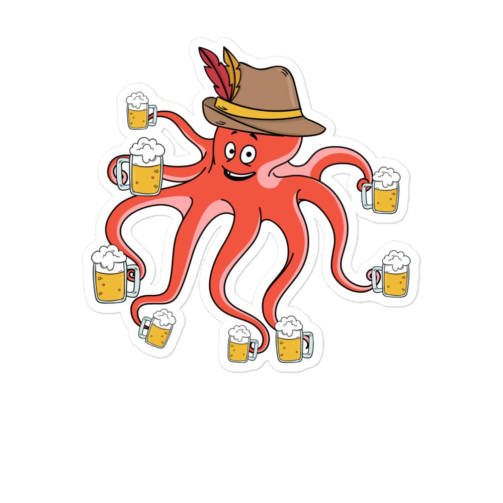 Funny Octopus-Themed Fermented Alcoholic Drinks - Party Beverages for Festivals & Gatherings | Perfect for Halloween, Themed Parties & Gift Giving