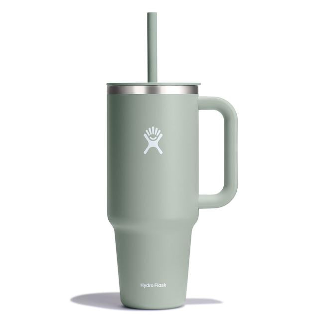 40oz Stainless Steel Insulated Travel Tumbler with Lid & Straw - Keeps Drinks Hot/Cold for Hours - Perfect for Camping, Hiking, Gym & Office Use