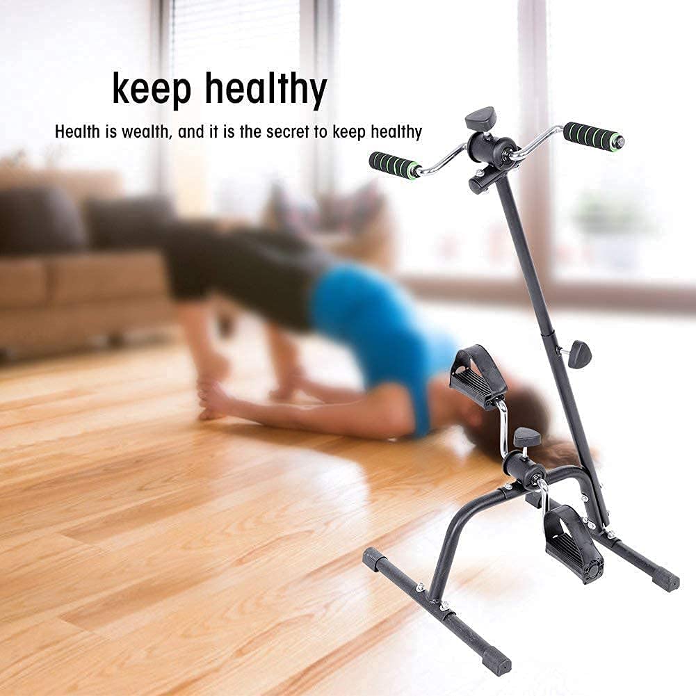 Portable Mini Exercise Bike for Arms & Legs - Seated Pedal Exerciser Machine for Home & Gym Fitness Training - Ideal for Physical Therapy, Rehabilitation, and Indoor Cycling Workouts