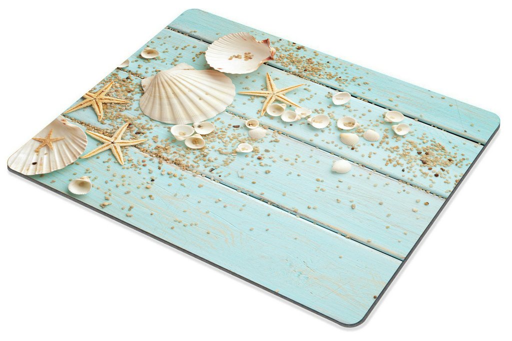 Custom Starfish & Shells Gaming Mouse Pad - Non-Slip Rubber Base, Large Rectangle Mousepad for PC, Laptop, Office & Gaming Setup - Perfect for Gamers, Graphic Designers & Home Office Workspaces