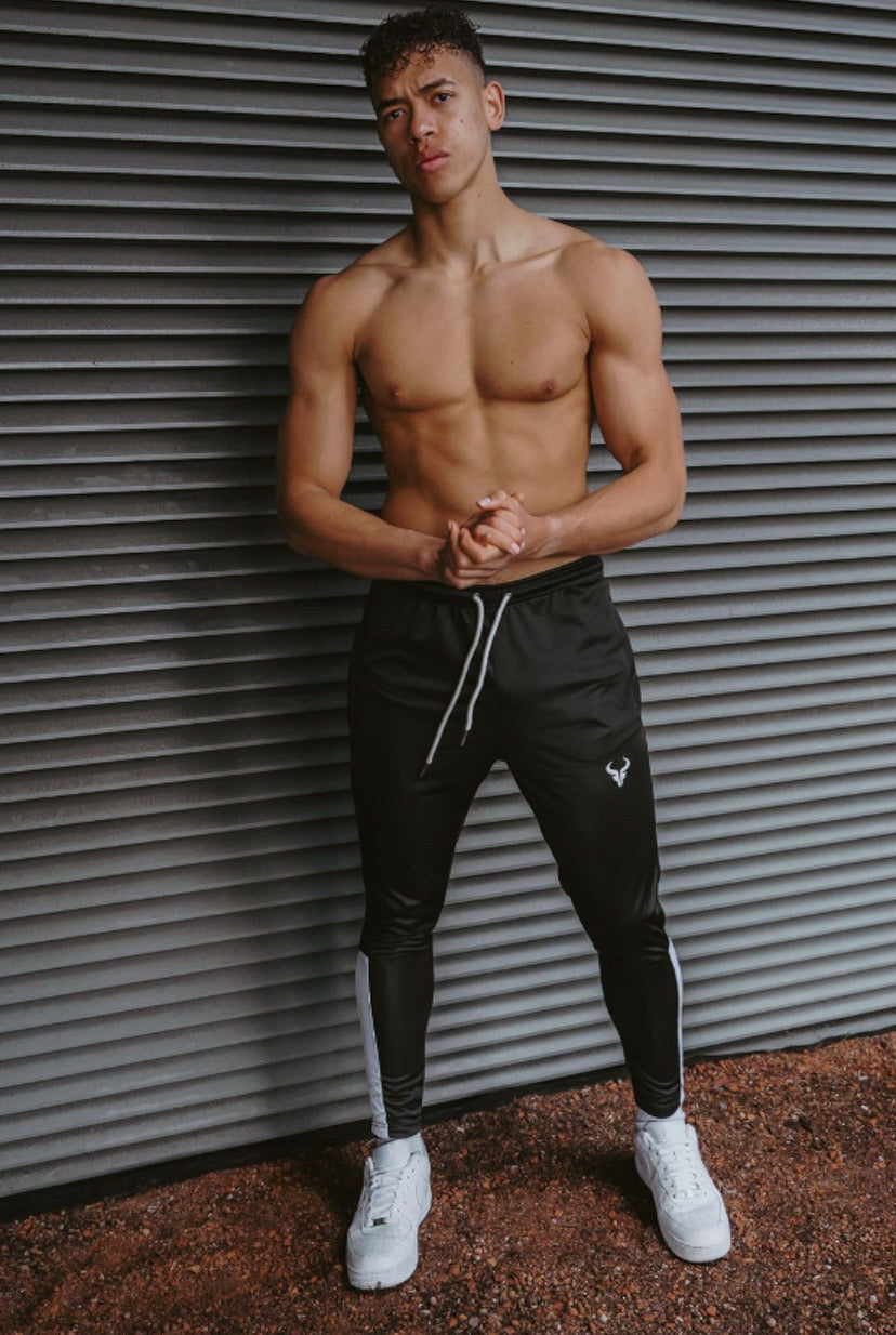 Cerus Black Essential Jogging Pants for Men - Comfortable Athletic Running Sweatpants for Gym, Workout & Casual Wear