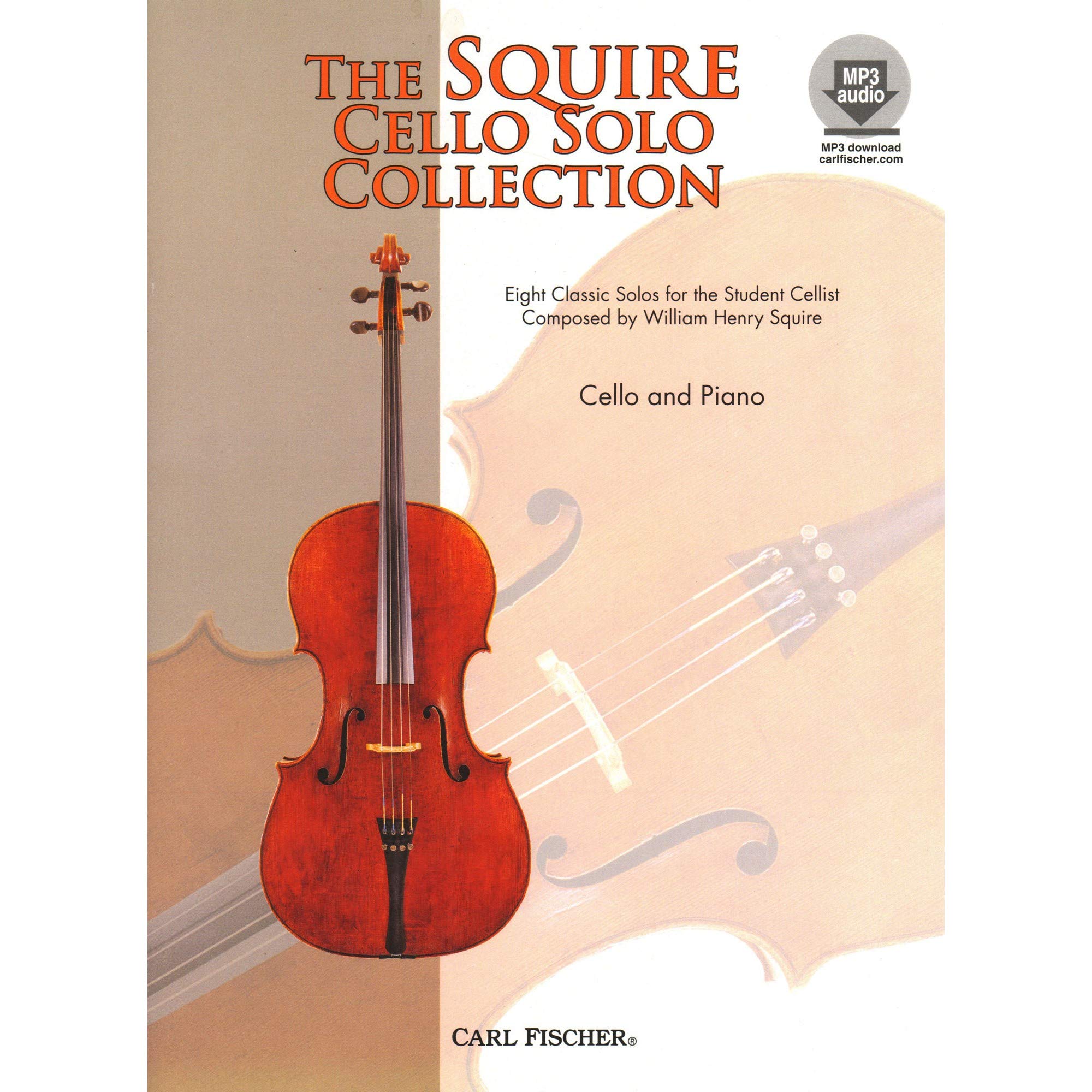 BF47 - The Squire Cello Solo Collection Sheet Music Book for Professional Musicians & Students - Perfect for Concerts, Recitals & Practice Sessions