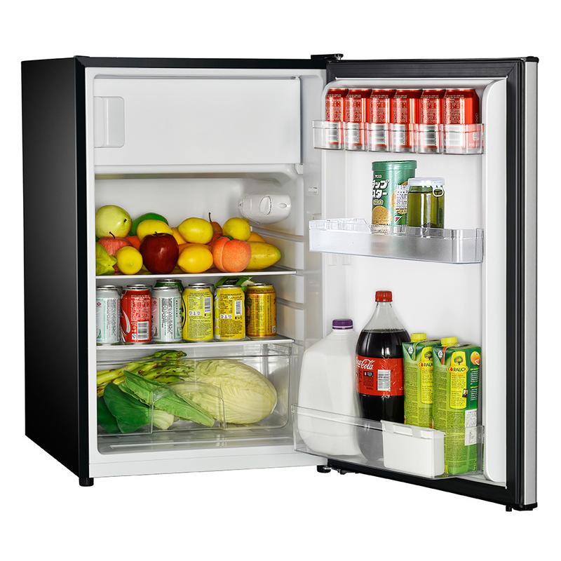 Avanti 4.5 cu.ft Compact Mini Fridge - Energy Efficient Freestanding Refrigerator with Adjustable Shelves (Model RMX45B3S) - Perfect for Dorm Rooms, Offices, Bedrooms & Small Apartments
