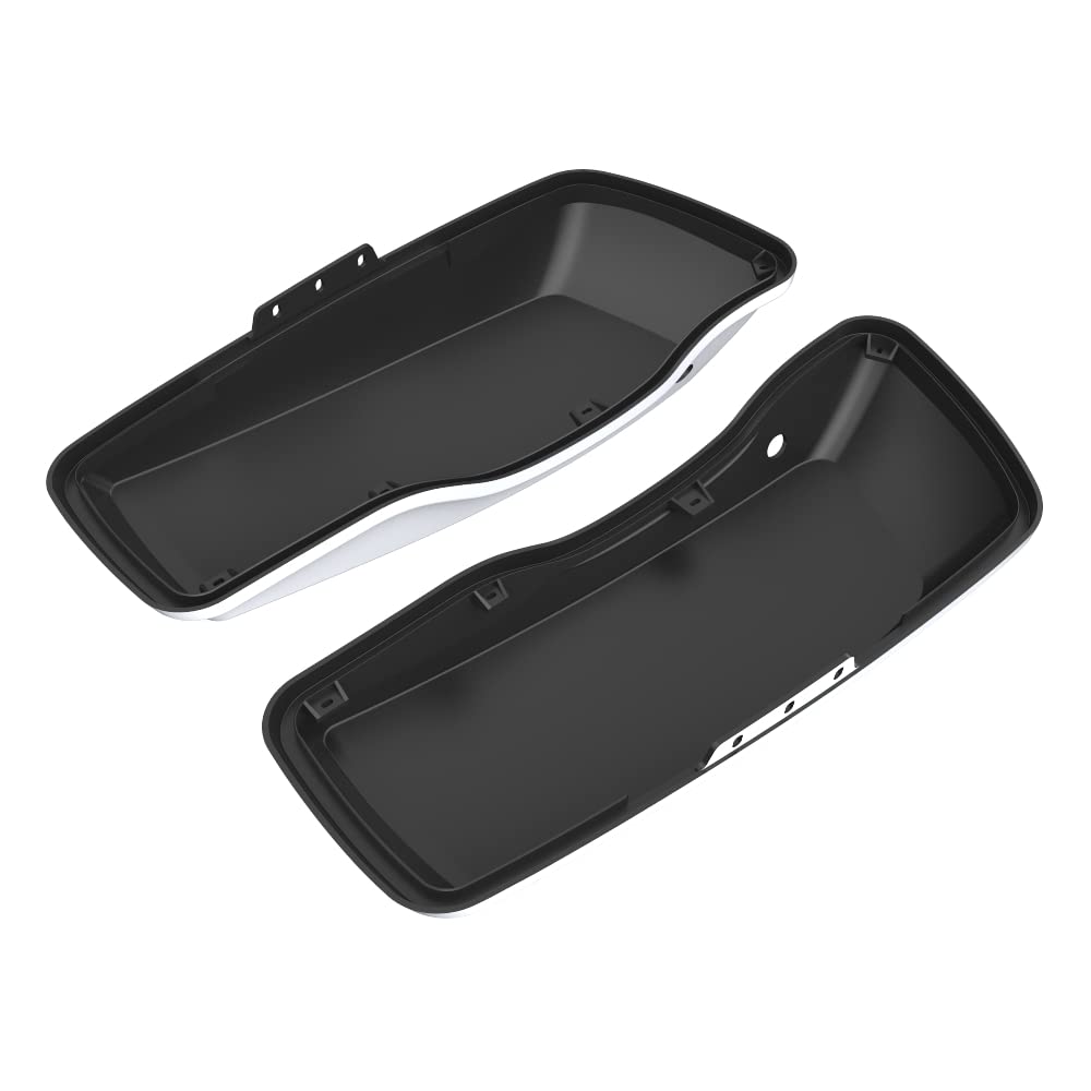 Advanblack Motorcycle Saddlebag Lids for Harley-Davidson Touring, Road Glide, Street Glide Special & Road King (2014-2023) - Durable Replacement Covers for Long Rides & Travel Accessories