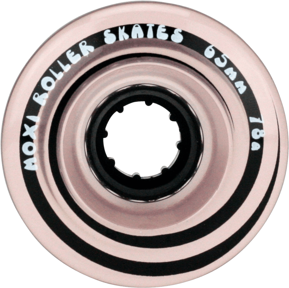 Moxi Gummy Wheels 65mm 78a 4 Pack - Premium Skateboard Wheels for Smooth Cruising & Outdoor Skating