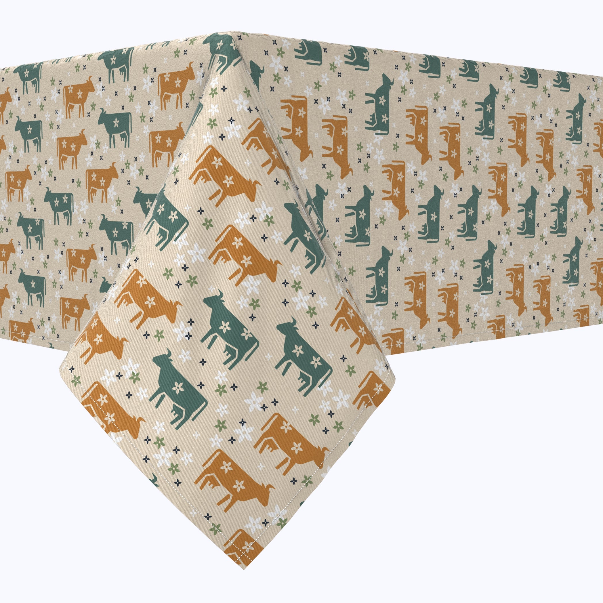Floral Cotton Bandanas for Women & Men - Soft & Stylish Cow Print Square Scarves - Perfect for Western Fashion, Rodeo, and Country Outfits