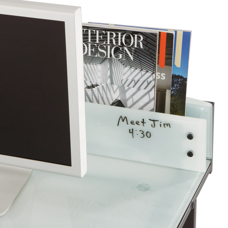 Premium Tempered Glass Computer Desk - 47