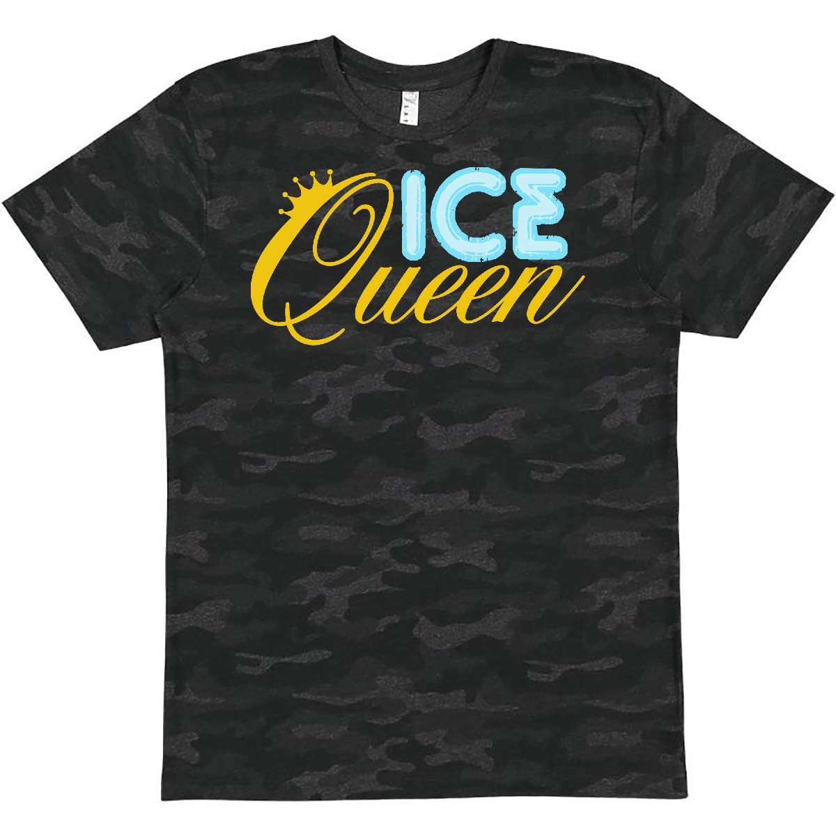 Inktastic Ice Queen Graphic T-Shirt for Women - Cool & Unique Design - Perfect for Parties, Cosplay & Everyday Wear