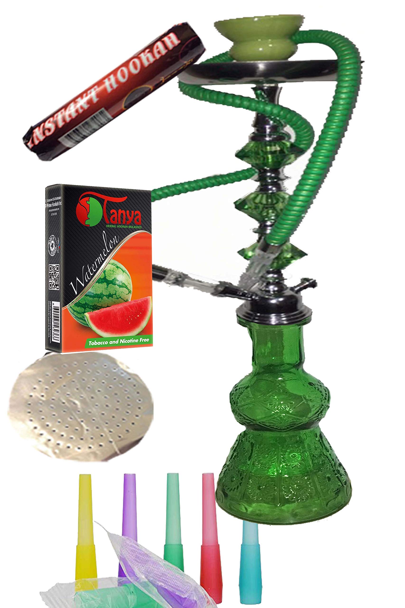 Premium 22-Inch Glass Shisha Hookah with 39