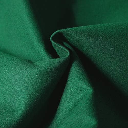Premium Dark Ink Green Wool Billiard Cloth - Professional Pool Table Felt for 6, 7, 8 & 9 Foot Tables (US9 Size) - Perfect for Home Game Rooms, Bars & Pool Halls