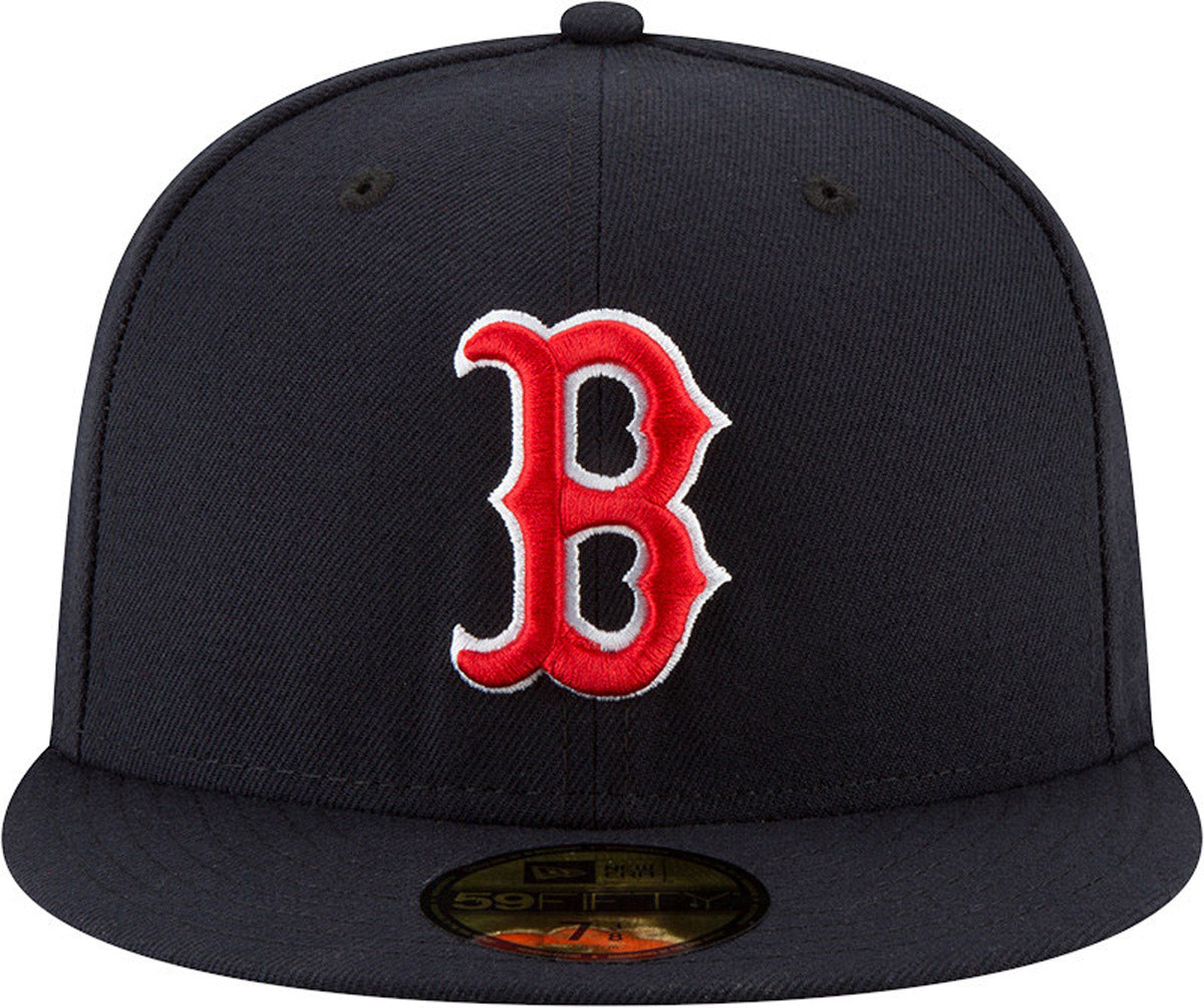 Boston Red Sox New Era 59Fifty AC Performance Team Baseball Cap - MLB Officially Licensed Adjustable Hat for Men & Women - Perfect for Baseball Games, Sports Fans & Casual Wear