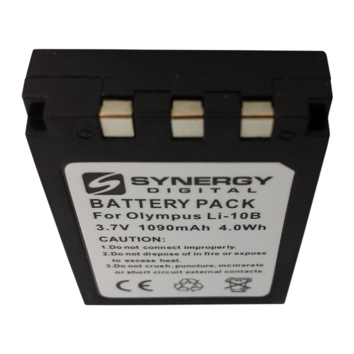 Synergy Digital Camera Batteries for Olympus C725 - 3.7V 1090mAh Li-ion Replacement for LI-10B (5-Pack) | Perfect for Travel Photography, Outdoor Adventures & Daily Shooting