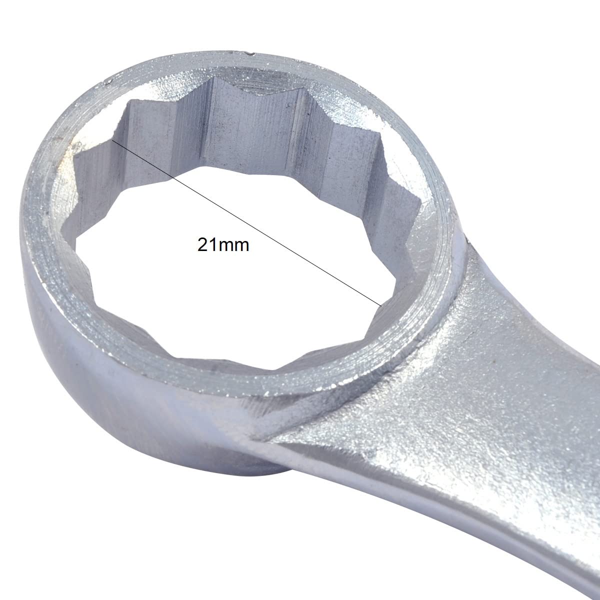 HHIP 7023-2025 21mm Combination Wrench - Professional Grade Chrome Vanadium Steel Tool for Automotive Repair, Machinery Maintenance & DIY Projects