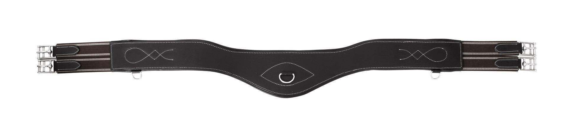 **Cavallino Anatomic Shaped Padded Horse Girth – Comfortable & Secure Fit for English & Western Riding**    *(Use for trail riding, dressage, jumping, and everyday equestrian activities)*