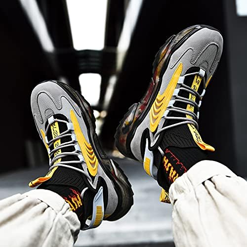 **LZDZN Men's High-Top Basketball Sneakers - Breathable Running & Trail Shoes for Men - Black, Beige, Grey - Athletic Walking & Sports Shoes for Men, Women & Boys (Perfect for Gym, Outdoor & Casual Wear)**