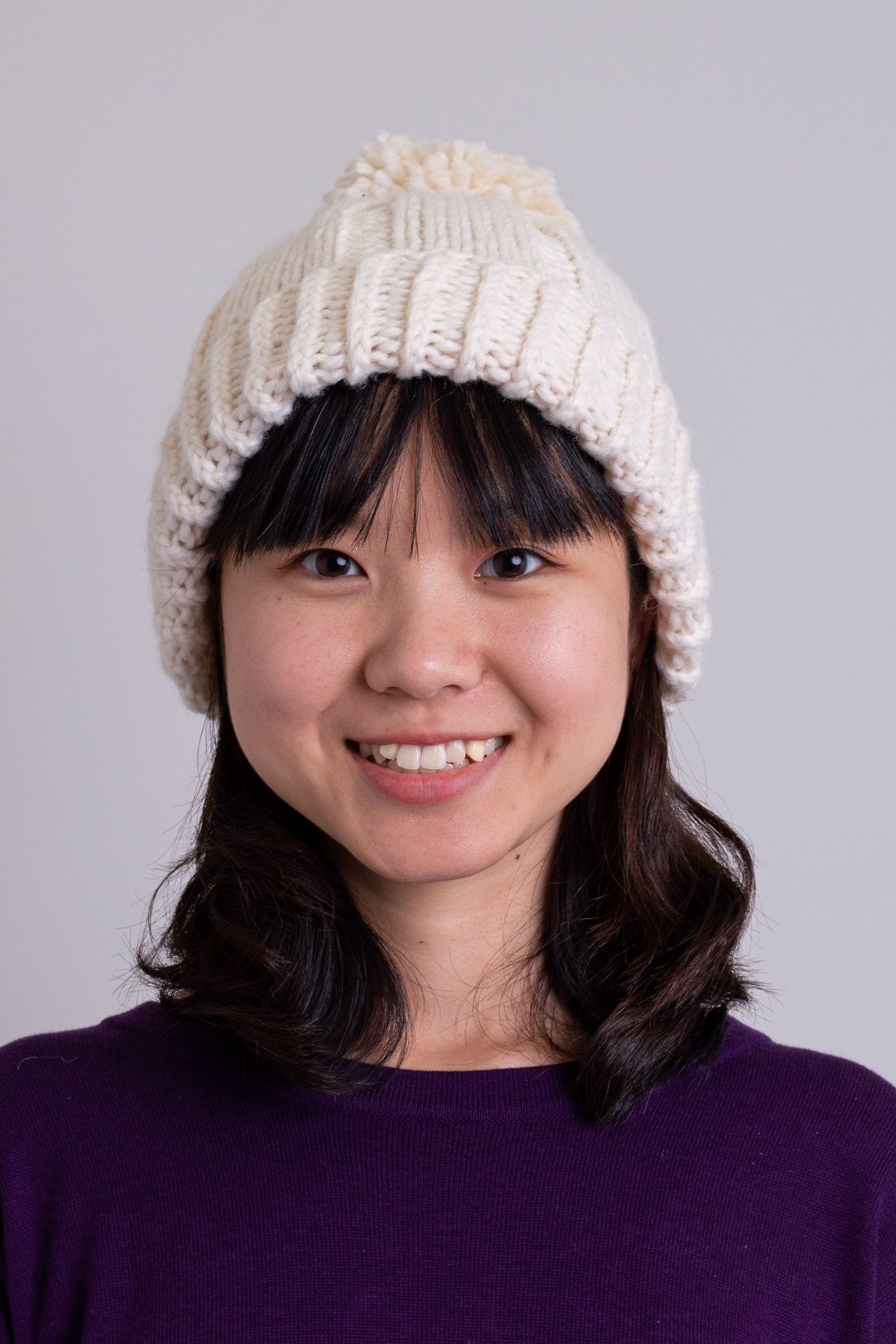 Hand Knit Wool Beanie - Soft Winter Hat for Men & Women - Cozy White Knit Cap for Cold Weather - Perfect for Skiing, Snowboarding & Outdoor Activities