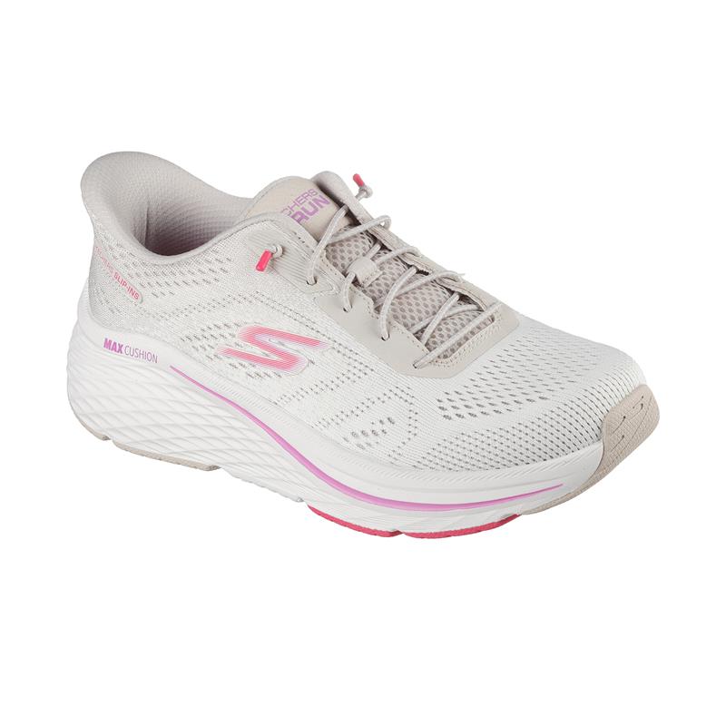 SLIP INS: MAX CUSHIONING ELITE 2.0 Running Shoes - 129644/NAT - Perfect for Marathon Training & Everyday Comfort